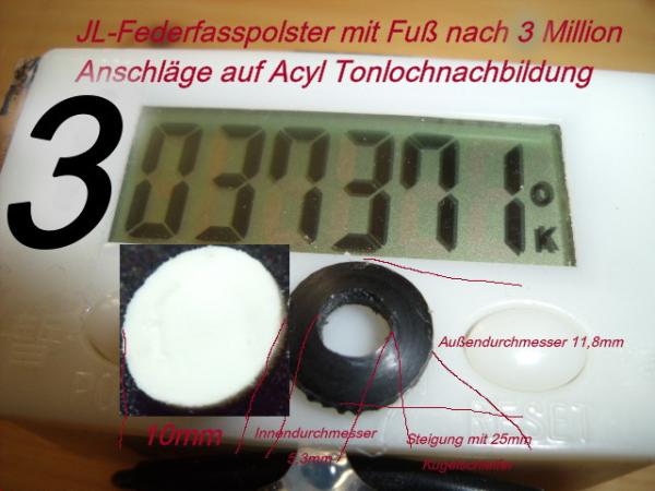 Federfasspolster mit Fuß